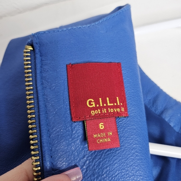 Jill Martin Leather Sleeveless Top Women's Size 6 - Picture 11 of 14